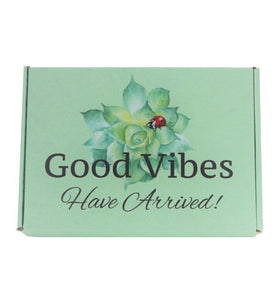 Feather Card - Natural / Organic Care Package - Gift Good Vibes