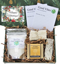 Load image into Gallery viewer, Happy Holidays - Holistic Gift Box for Women - Medium - Gift Good Vibes