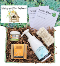 Load image into Gallery viewer, Housewarming Natural / Organic Gift Box - Gift Good Vibes