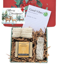 Load image into Gallery viewer, Merry Christmas Holistic Gift Box for Women or Men - Small - Gift Good Vibes