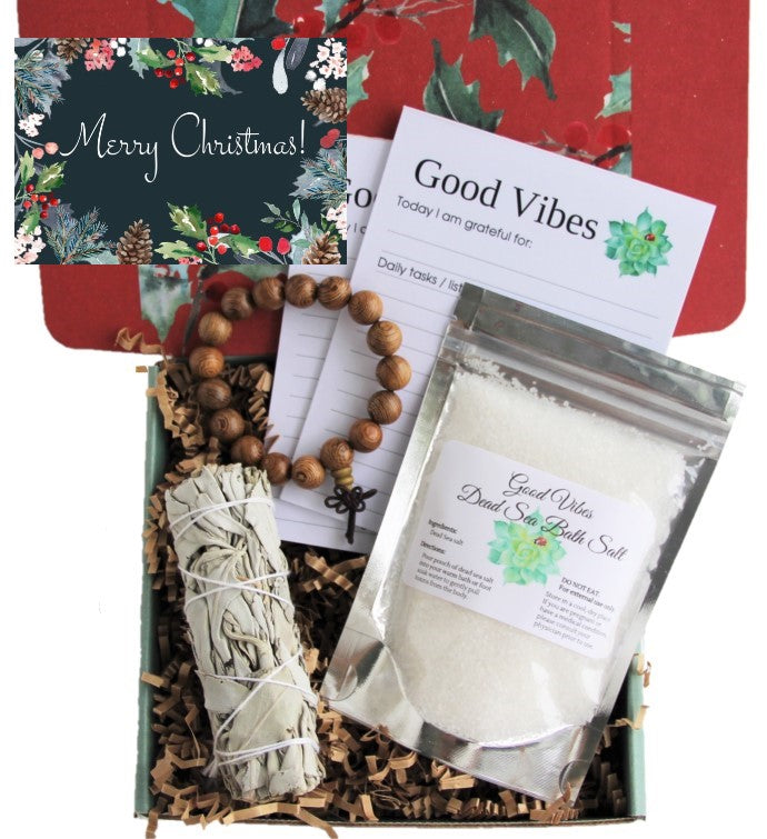 Christmas Sage Good Vibes Gift Box - Gift Good Vibes