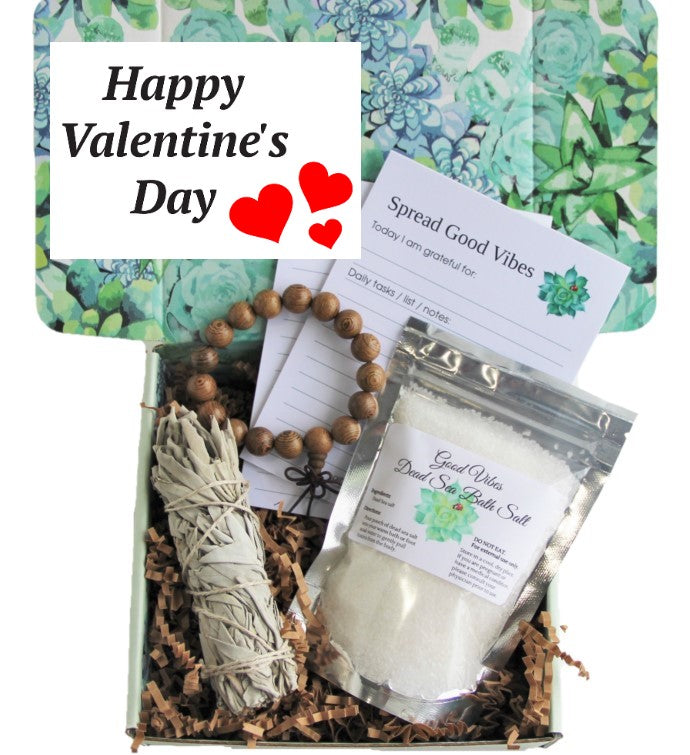 Sage Valentine's Day Holistic Gift Box - Gift Good Vibes