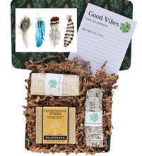 Load image into Gallery viewer, Feather Card - Holistic Gift Box for Men - Any Occasion - Small - Gift Good Vibes