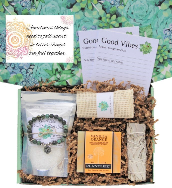 Breakup / Divorce / Encouragement Gift Care Package - Large - Gift Good Vibes