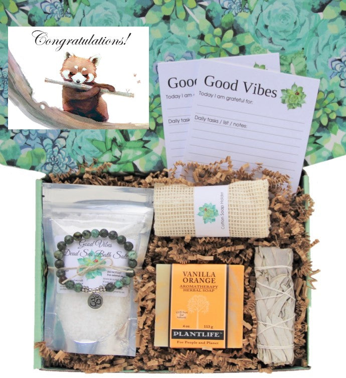 Congratulations - Holistic Gift Box for Women - Large - Gift Good Vibes