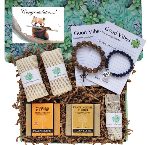 Congratulations Gift - Couples Holistic Gift Box - Gift Good Vibes