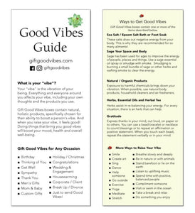 Sage Sympathy Care Package for Men - Gift Good Vibes