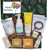 Load image into Gallery viewer, Happy Birthday Holistic Gift Box for Men - Deluxe - Gift Good Vibes
