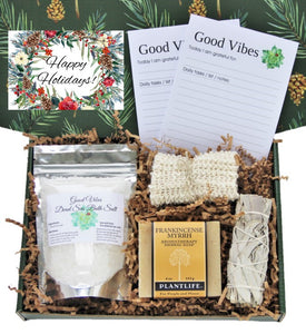 Happy Holidays - Holistic Gift Box for Women - Medium - Gift Good Vibes