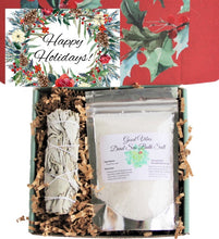 Load image into Gallery viewer, Happy Holidays Sage Gift Box - Gift Good Vibes