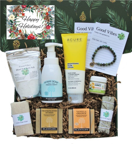 Happy Holidays - Holistic Gift Box for Women - Deluxe - Gift Good Vibes