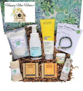 Housewarming Natural / Organic / Holistic Gift Box - Deluxe - Gift Good Vibes