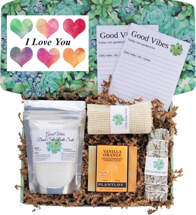 I Love You Holistic Gift Box / Care Package for Women - Gift Good Vibes