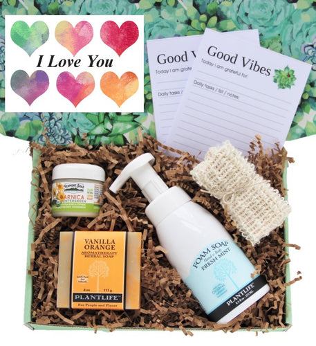 I Love You - Natural / Organic Holistic Care Package - Gift Good Vibes