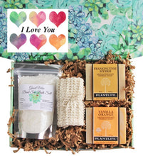 Load image into Gallery viewer, I Love You - Natural Bath Spa Gift Set - Gift Good Vibes