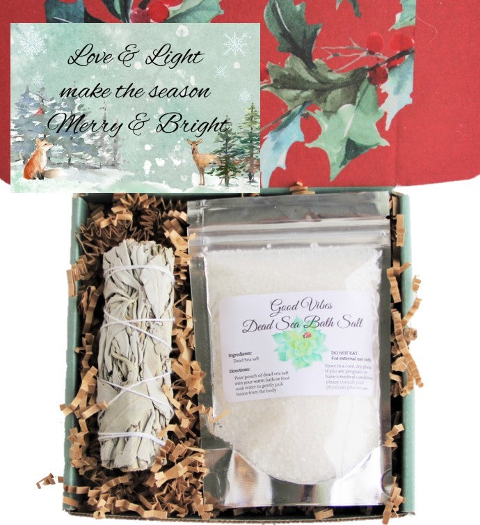 Love and Light - Sage Good Vibes Gift Box - Small - Gift Good Vibes