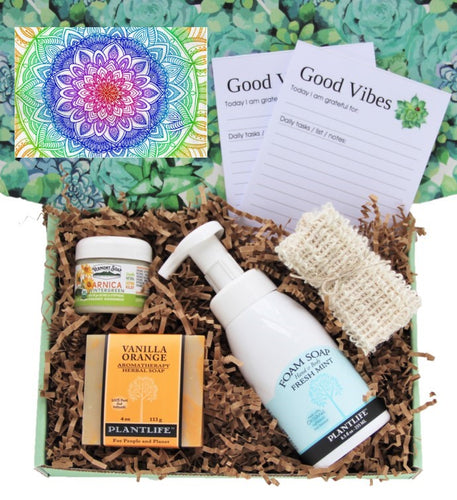 Natural / Organic Care Package - Mandala Card - Gift Good Vibes