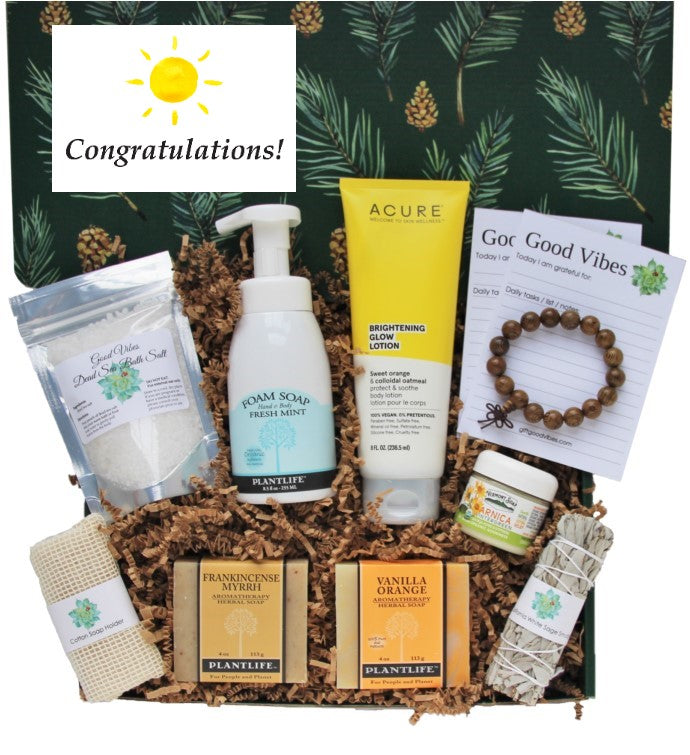 Sending You Good Vibes - Wellness Care Package for Men - Deluxe - Gift Good Vibes
