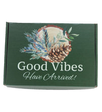 Load image into Gallery viewer, Happy Holidays - Holistic Gift Box for Women or Men - Large - Gift Good Vibes