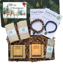 Load image into Gallery viewer, Merry Christmas Couples Holistic Gift Box - Large - Gift Good Vibes