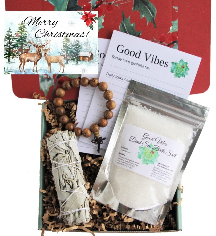 Merry Christmas Holistic Gift Box - Small - Gift Good Vibes