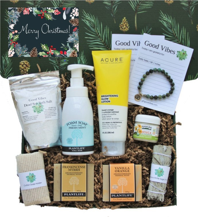 Christmas Holistic Gift Box for Women - Deluxe - Gift Good Vibes