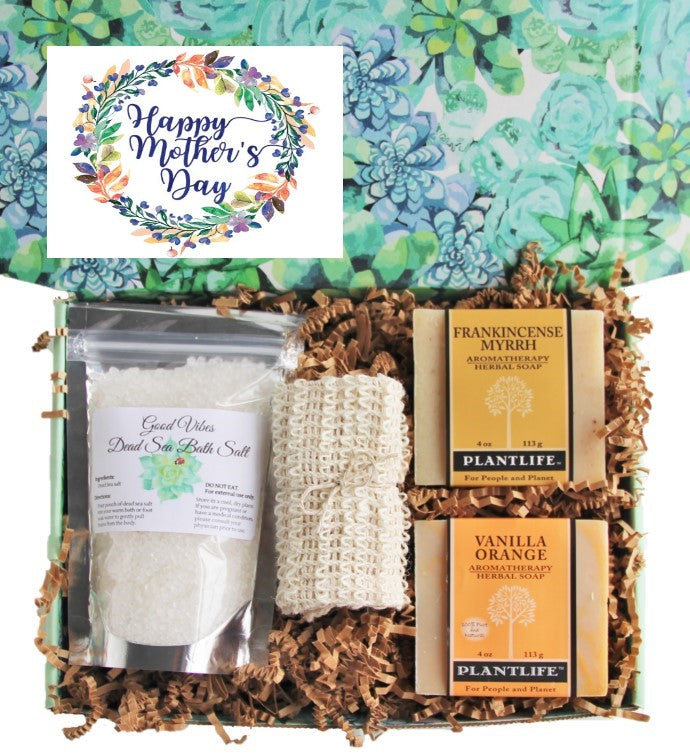 Happy Mother's Day - Natural Bath Gift Set - Gift Good Vibes