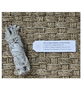 Feather Card - Sage Holistic Gift Box - Gift Good Vibes