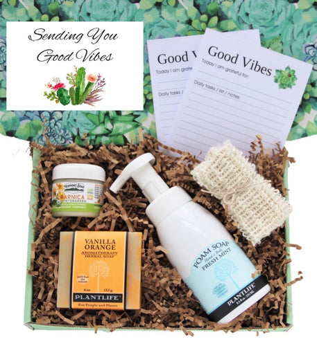 Send Good Vibes - Natural / Organic Wellness Care Package - Gift Good Vibes