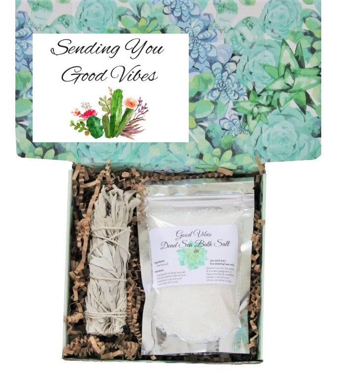 Send Good Vibes - Sage Care Package - Gift Good Vibes