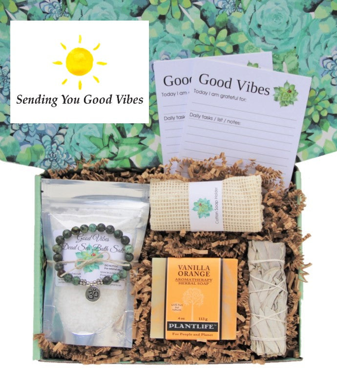 Sending Good Vibes Get Well care Package- get well soon gifts for