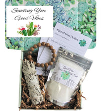 Load image into Gallery viewer, Send Good Vibes - Sage Holistic Gift Box for Women - Gift Good Vibes