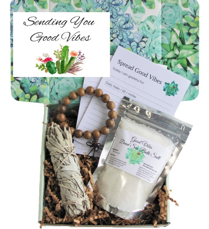 Send Good Vibes - Sage Holistic Gift Box for Women - Gift Good Vibes