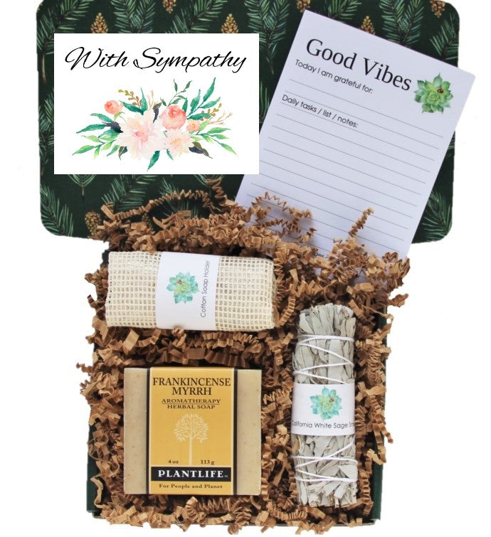 With Sympathy - Care Package for Men - Small - Gift Good Vibes