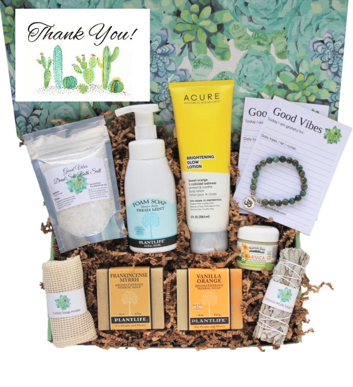 Thank You Holistic Gift Box for Women - Deluxe - Gift Good Vibes