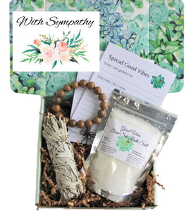 Sage Sympathy Care Package - With Sympathy - Gift Good Vibes