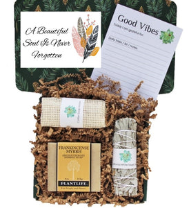 A Beautiful Soul - Sympathy Gift Care Package for Men - Small - Gift Good Vibes