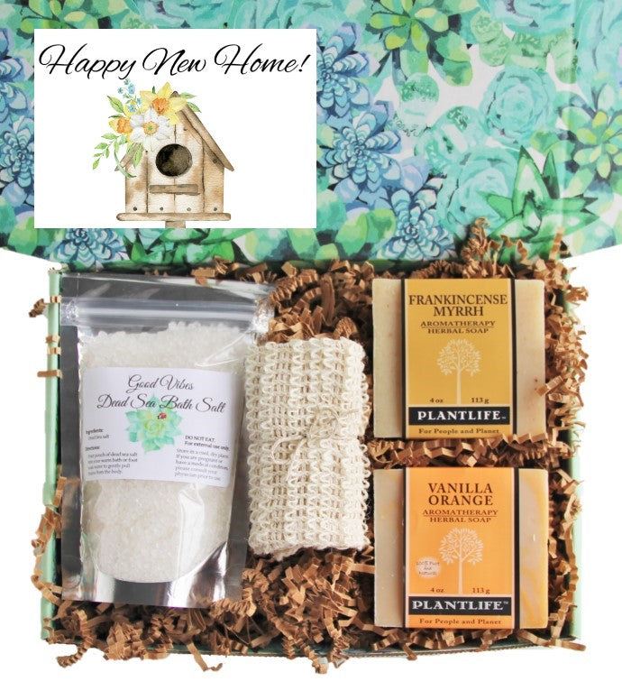 Housewarming Natural Bath Gift Set - Gift Good Vibes
