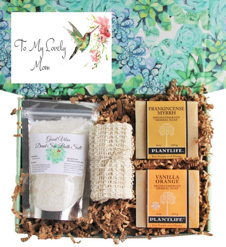 Lovely Mom - Natural Bath Spa Gift Set - Gift Good Vibes