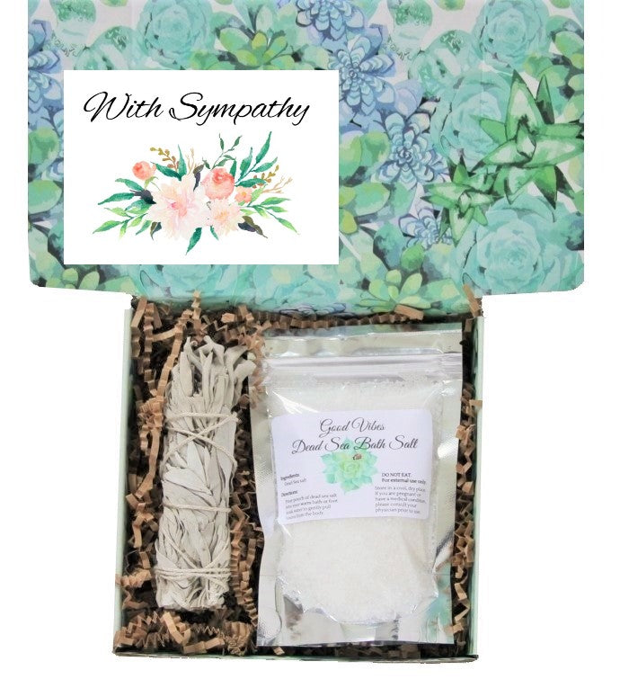 Sage Sympathy Holistic Gift Box for Women - Gift Good Vibes